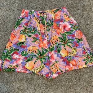 Vintage Petite Bright Colored Shorts